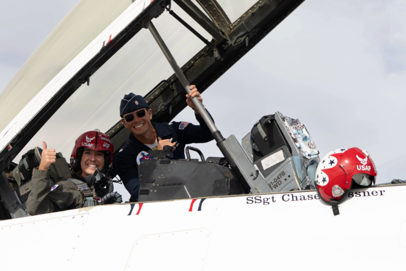 Eagle physical therapist joins the U.S. Air Force’s 9G club